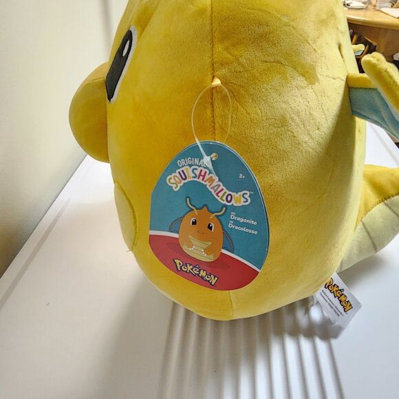 Squishmallows Pokémon Dragonite 10” Kellytoy Plush – BNWT / NWT Dracolosse - Picture 7 of 16